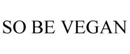 SO BE VEGAN trademark