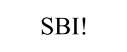 SBI! trademark