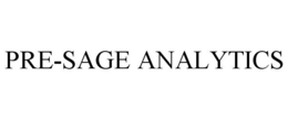 PRE-SAGE ANALYTICS trademark