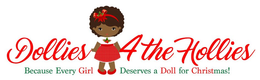 DOLLIES 4 THE HOLLIES BECAUSE EVERY GIRL DESERVES A DOLL FOR CHRISTMAS! trademark