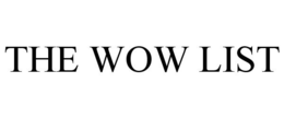 THE WOW LIST trademark