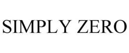 SIMPLY ZERO trademark