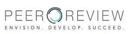PEER REVIEW ENVISION. DEVELOP. SUCCEED. trademark