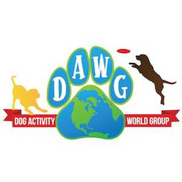 DAWG DOG ACTIVITY WORLD GROUP trademark