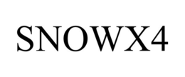 SNOWX4 trademark