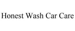 HONEST WASH CAR CARE trademark
