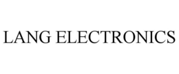 LANG ELECTRONICS trademark