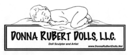 DONNA RUBERT DOLLS, L.L.C. DOLL SCULPTOR AND ARTIST WWW.DONNARUBERTDOLLS.NET trademark