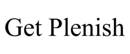 GET PLENISH trademark