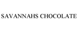 SAVANNAHS CHOCOLATE trademark