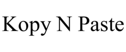 KOPY N PASTE trademark