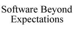 SOFTWARE BEYOND EXPECTATIONS trademark