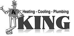 K HEATING - COOLING - PLUMBING KING trademark