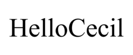 HELLOCECIL trademark