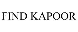 FIND KAPOOR trademark