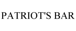 PATRIOT'S BAR trademark