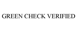 GREEN CHECK VERIFIED trademark