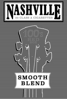 NASHVILLE 20 CLASS A CIGARETTES 100'S RED BOX SMOOTH BLEND trademark