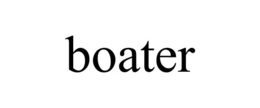 BOATER trademark