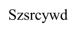 SZSRCYWD trademark