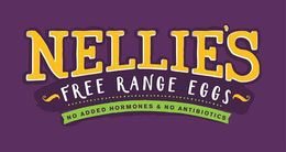 NELLIE'S FREE RANGE EGGS NO ADDED HORMONES & NO ANTIBIOTICS trademark