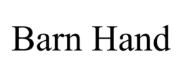 BARN HAND trademark