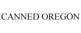 CANNED OREGON trademark