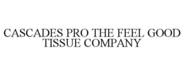 CASCADES PRO THE FEEL GOOD TISSUE COMPANY trademark