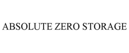 ABSOLUTE ZERO STORAGE trademark
