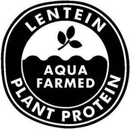 LENTEIN AQUA FARMED PLANT PROTEIN trademark