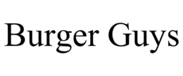BURGER GUYS trademark