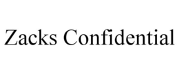 ZACKS CONFIDENTIAL trademark