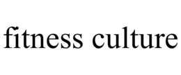 FITNESS CULTURE trademark