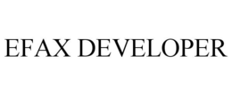 EFAX DEVELOPER trademark
