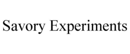 SAVORY EXPERIMENTS trademark