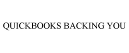 QUICKBOOKS BACKING YOU trademark