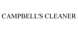 CAMPBELL'S CLEANER trademark