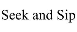 SEEK AND SIP trademark