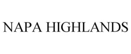 NAPA HIGHLANDS trademark