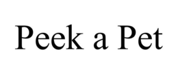 PEEK A PET trademark