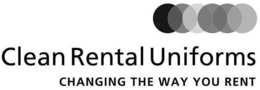 CLEAN RENTAL UNIFORMS CHANGING THE WAY YOU RENT trademark