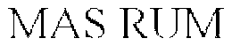 MAS RUM trademark