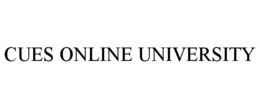 CUES ONLINE UNIVERSITY trademark