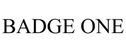 BADGE ONE trademark