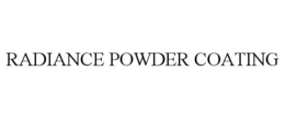 RADIANCE POWDER COATING trademark