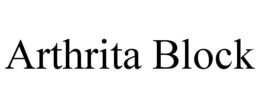 ARTHRITA BLOCK trademark