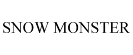 SNOW MONSTER trademark