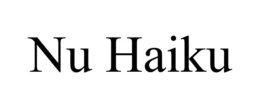 NU HAIKU trademark