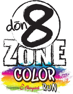 DON8 ZONE COLOR RUN POWERED BY C CHERRYDALE trademark