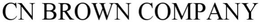 CN BROWN COMPANY trademark